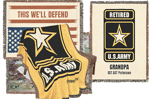 army woven blanket main image