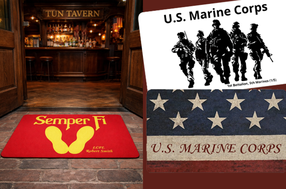 marine corps doormats main page