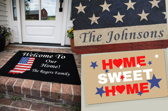 patriotic doormat image