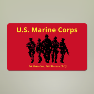 personalized u.s. marine corps unit doormat – custom usmc battalion, unit & rank military doormat | marine corps gift